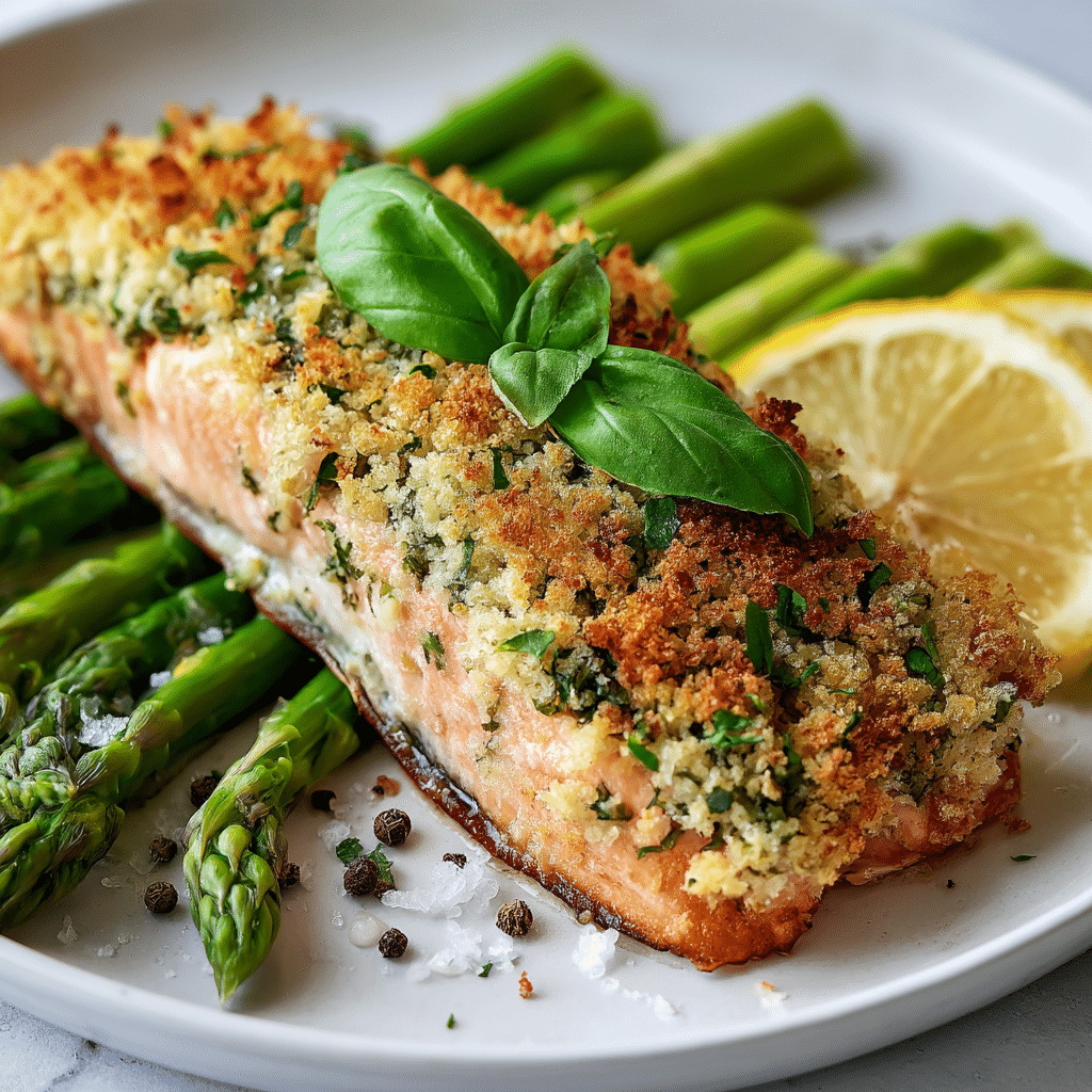 Pesto Crusted Salmon