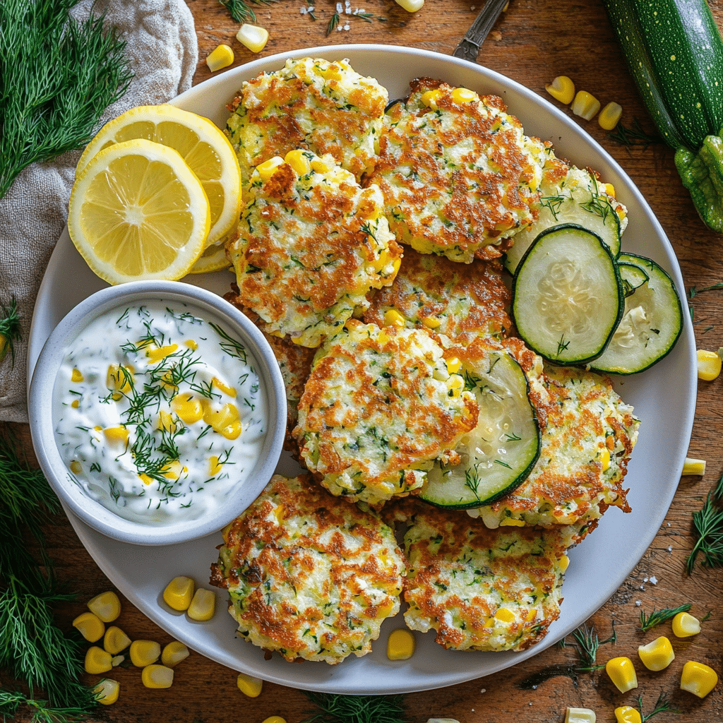 Zucchini Corn Fritters