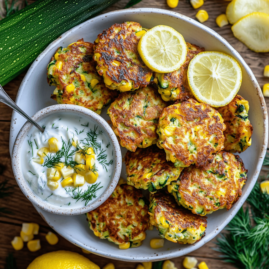 Zucchini Corn Fritters