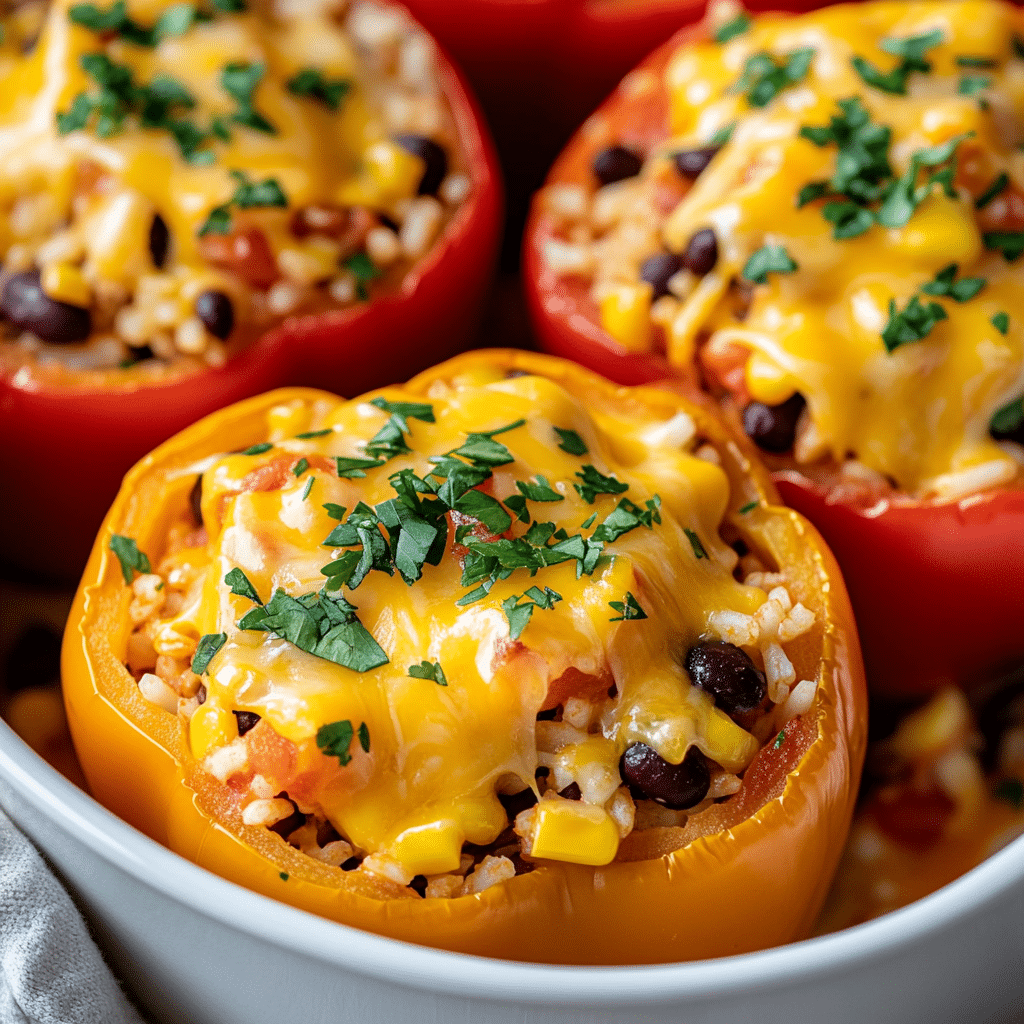 Turkey Taco Stuffed Peppers