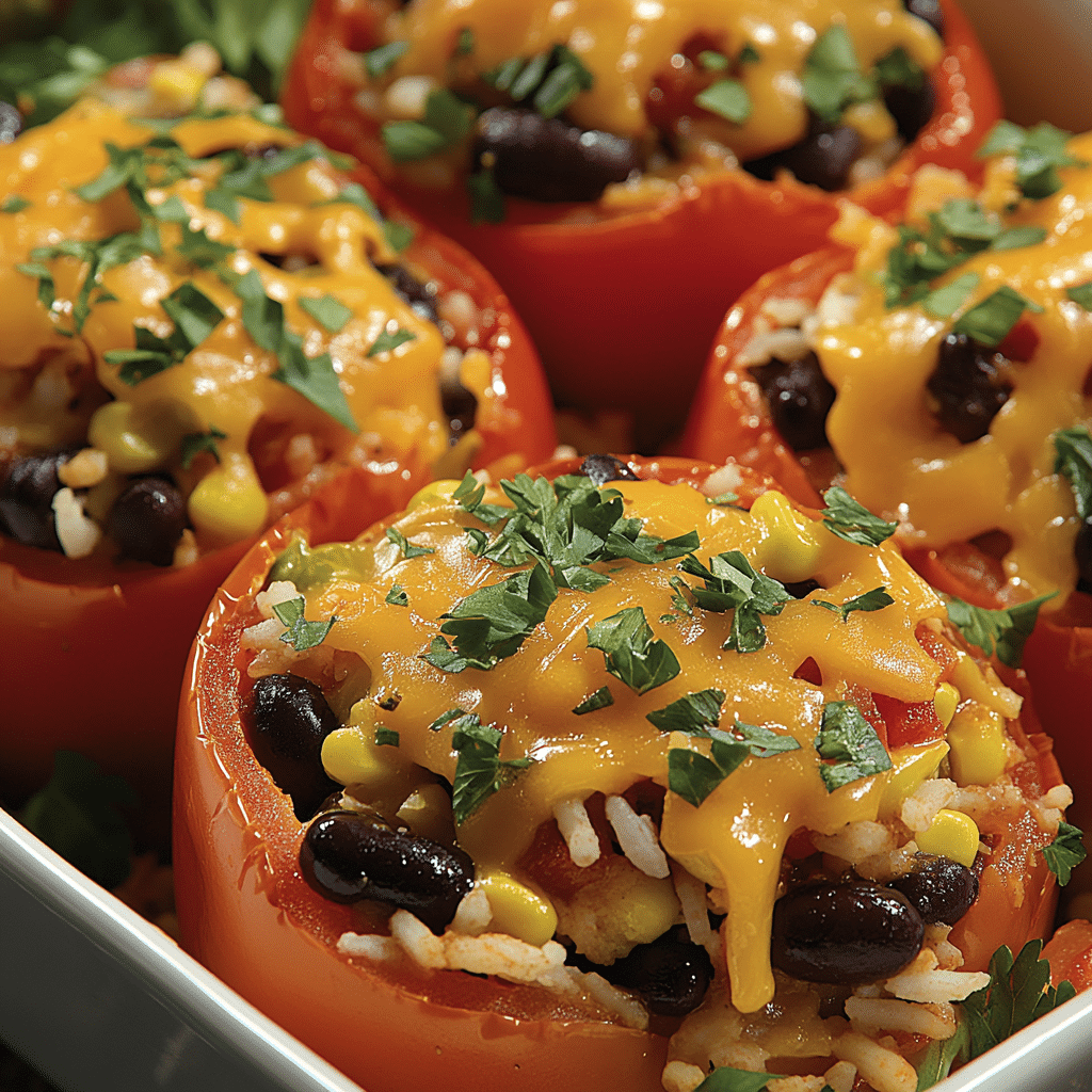 Turkey Taco Stuffed Peppers