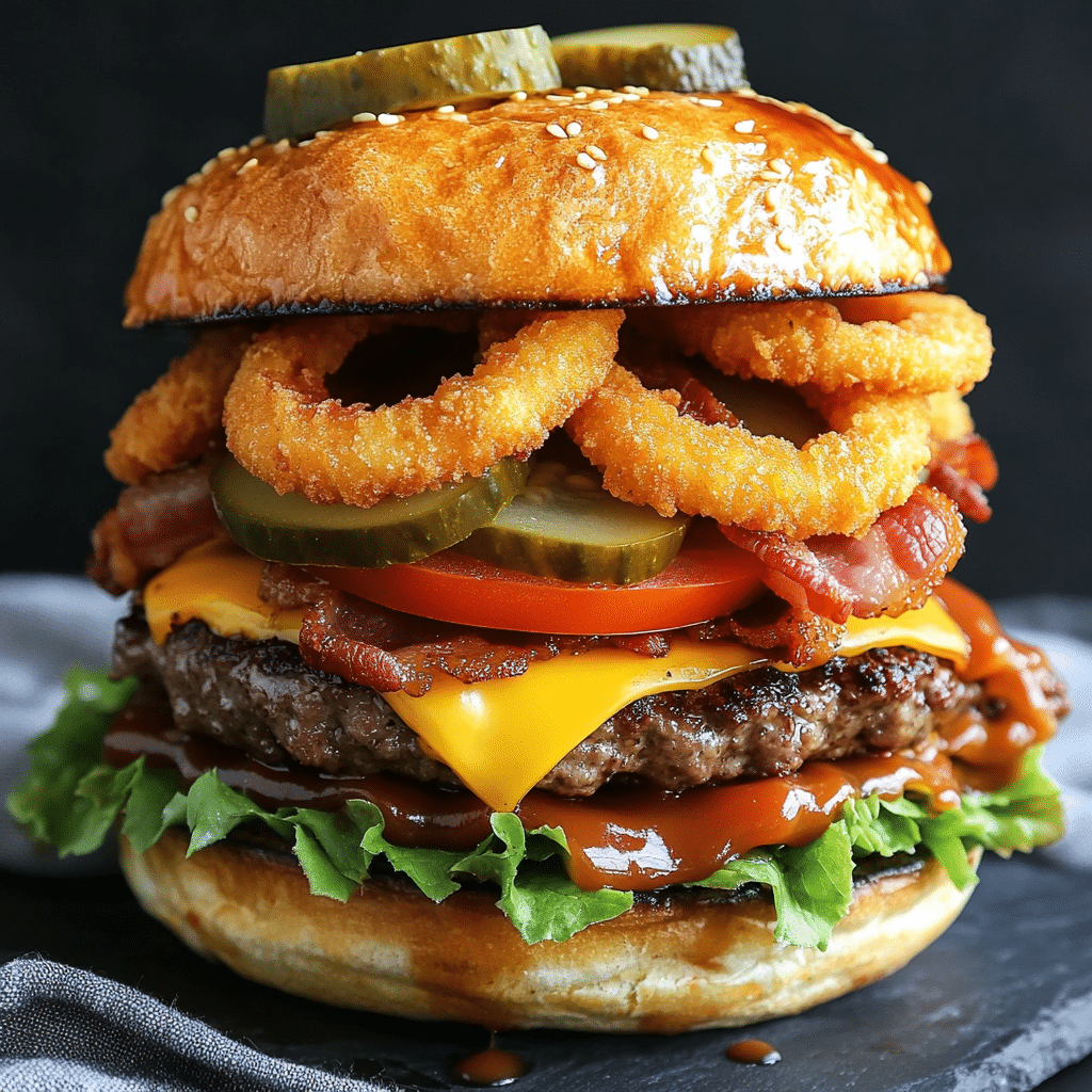 Grilled BBQ Burger