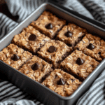 Chocolate Chip Peanut Butter Granola Cookie Bars