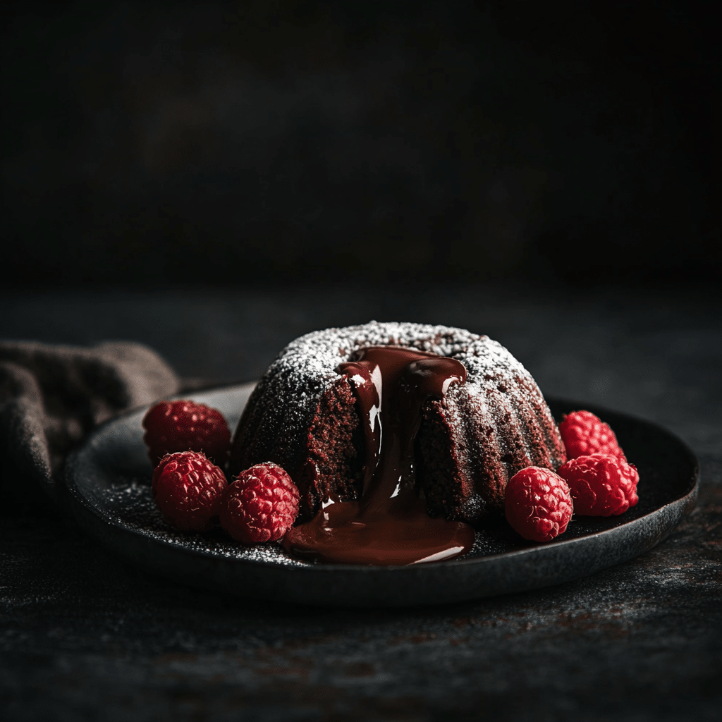 Mini Chocolate Lava Bundt Cakes