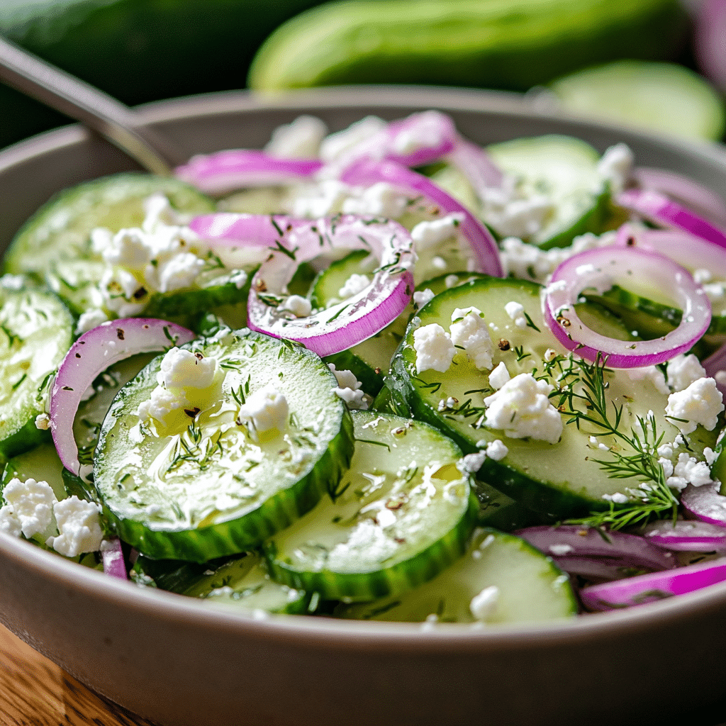 Cucumber Feta Salad
