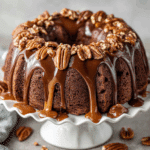 Chocolate Turtle Bundt Cake