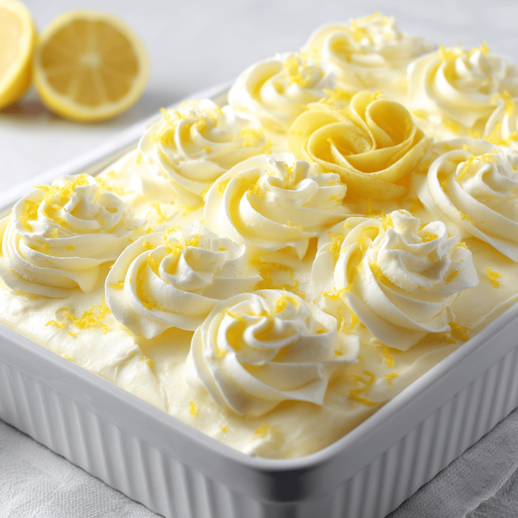 Lemon Burst Poke Cake