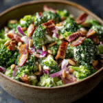 The BEST Broccoli Salad with Creamy Dressing