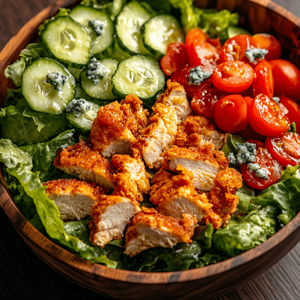 Crunchy Hot Honey Chicken Salad