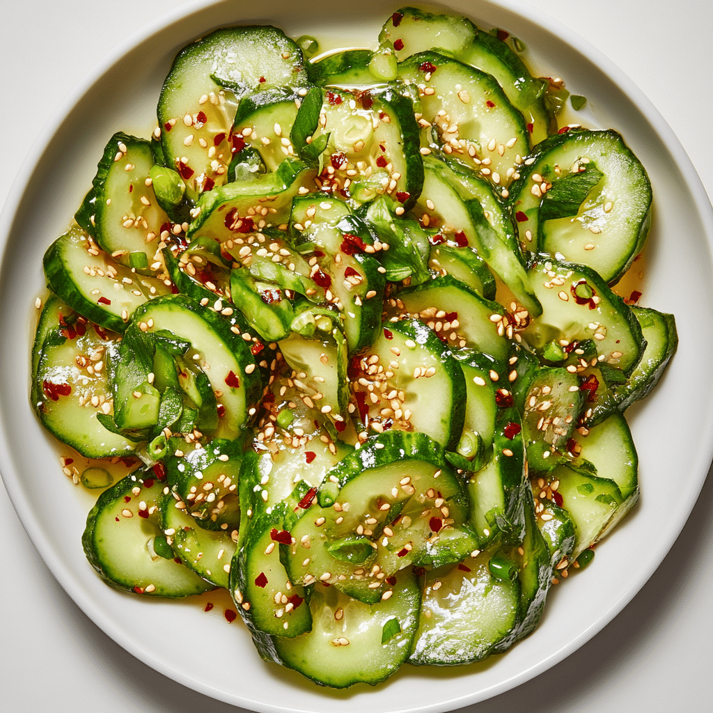 Spicy Korean Cucumber Salad