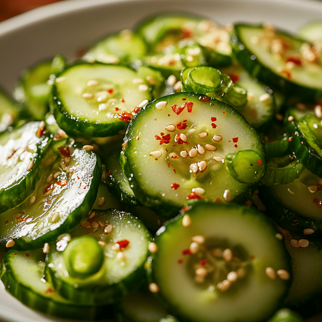 Spicy Korean Cucumber Salad