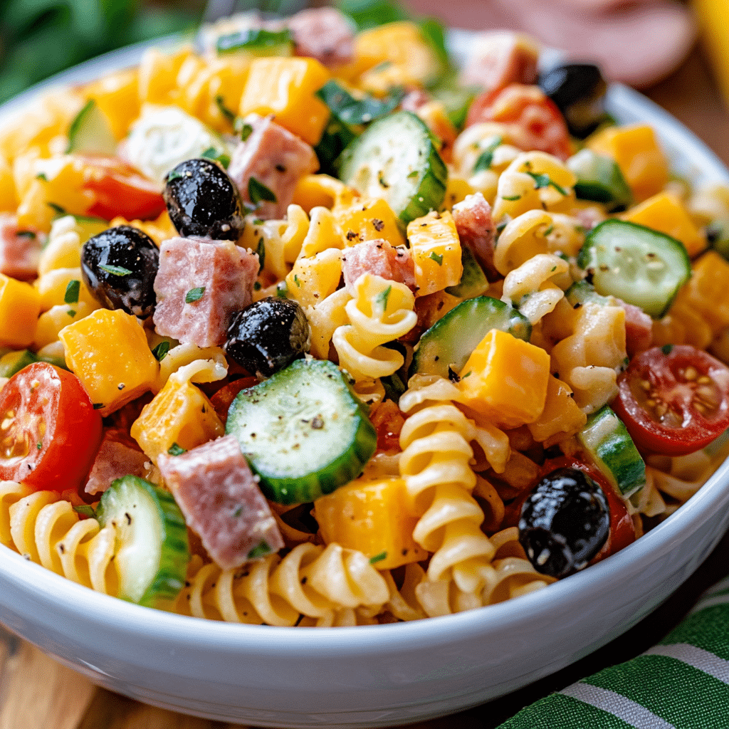 Best Italian Pasta Salad With Salami Recipe