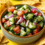 Tomato, Onion, and Cucumber Salad
