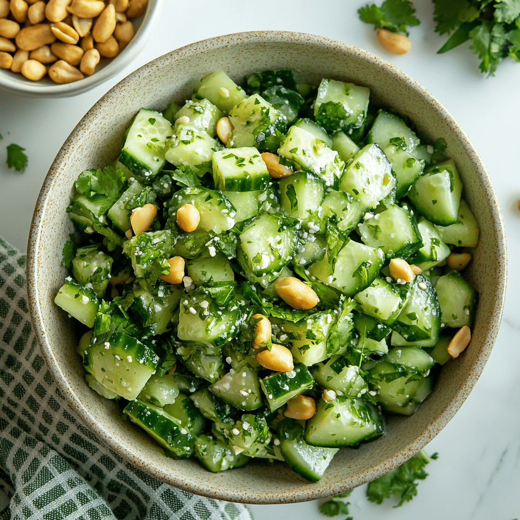 Cucumber Peanut Salad