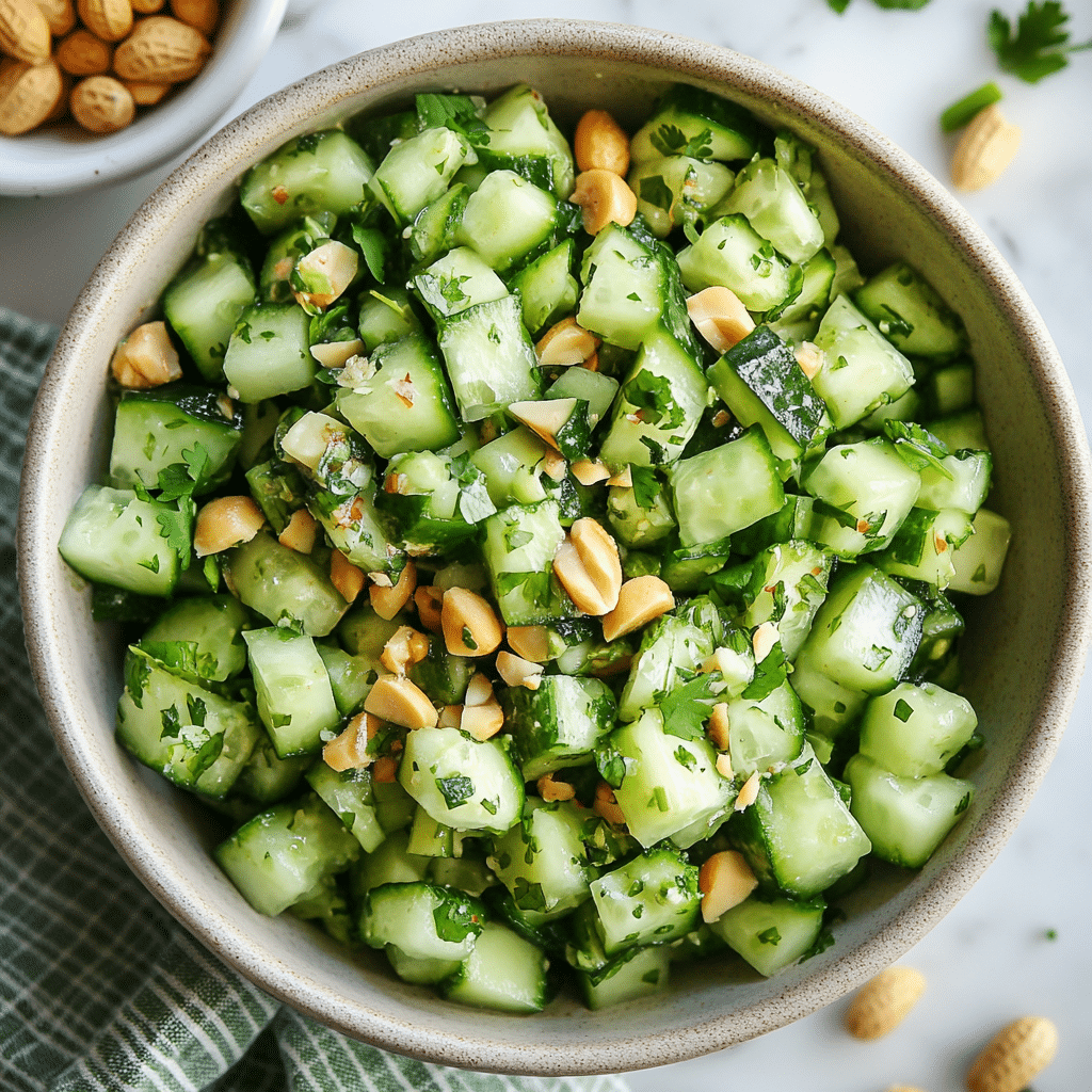 Cucumber Peanut Salad