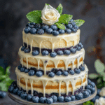Dreamy Blueberry Shortcake Cake