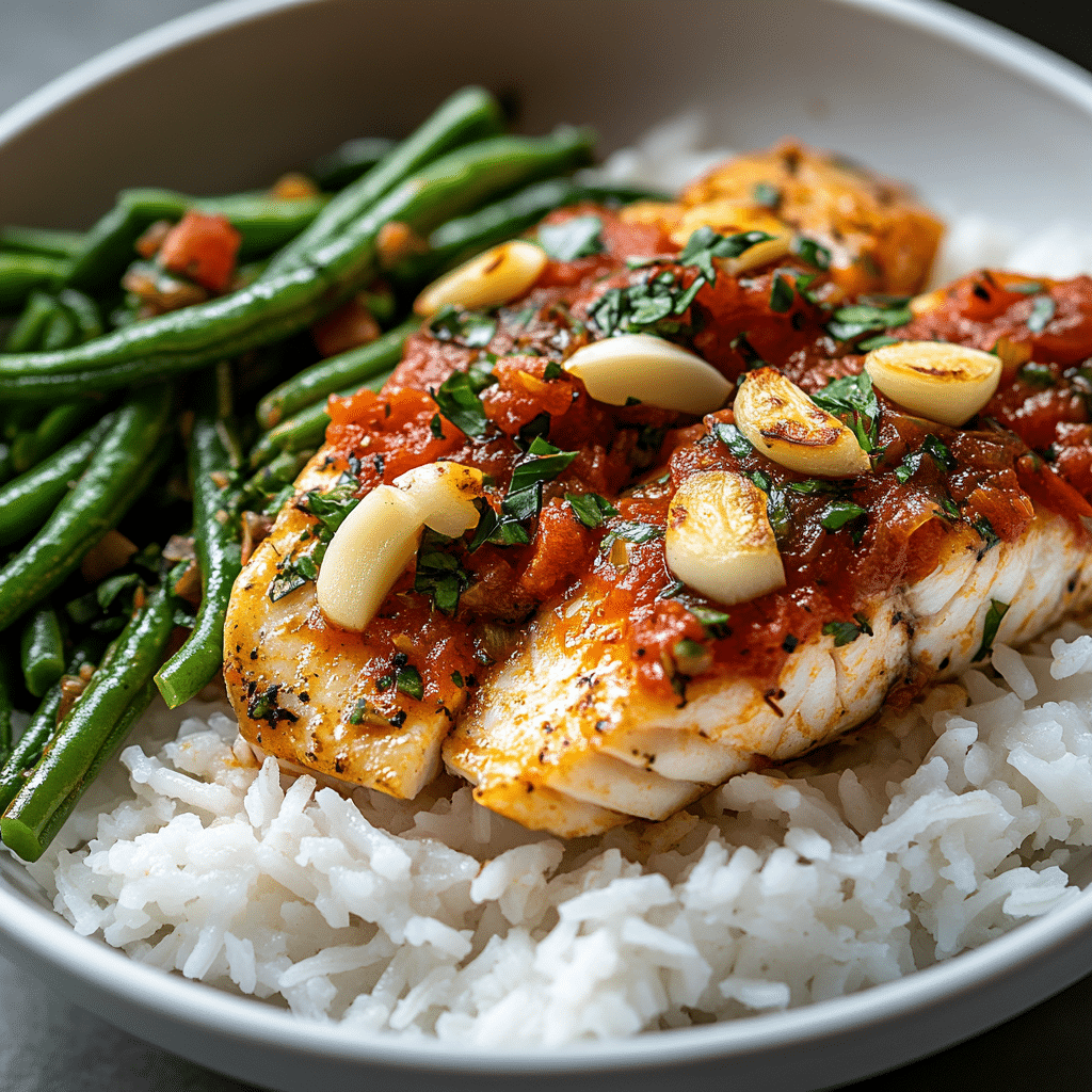 Garlicky Moroccan Fish Recipe