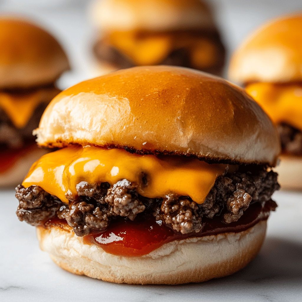 Chopped Cheeseburger Sliders