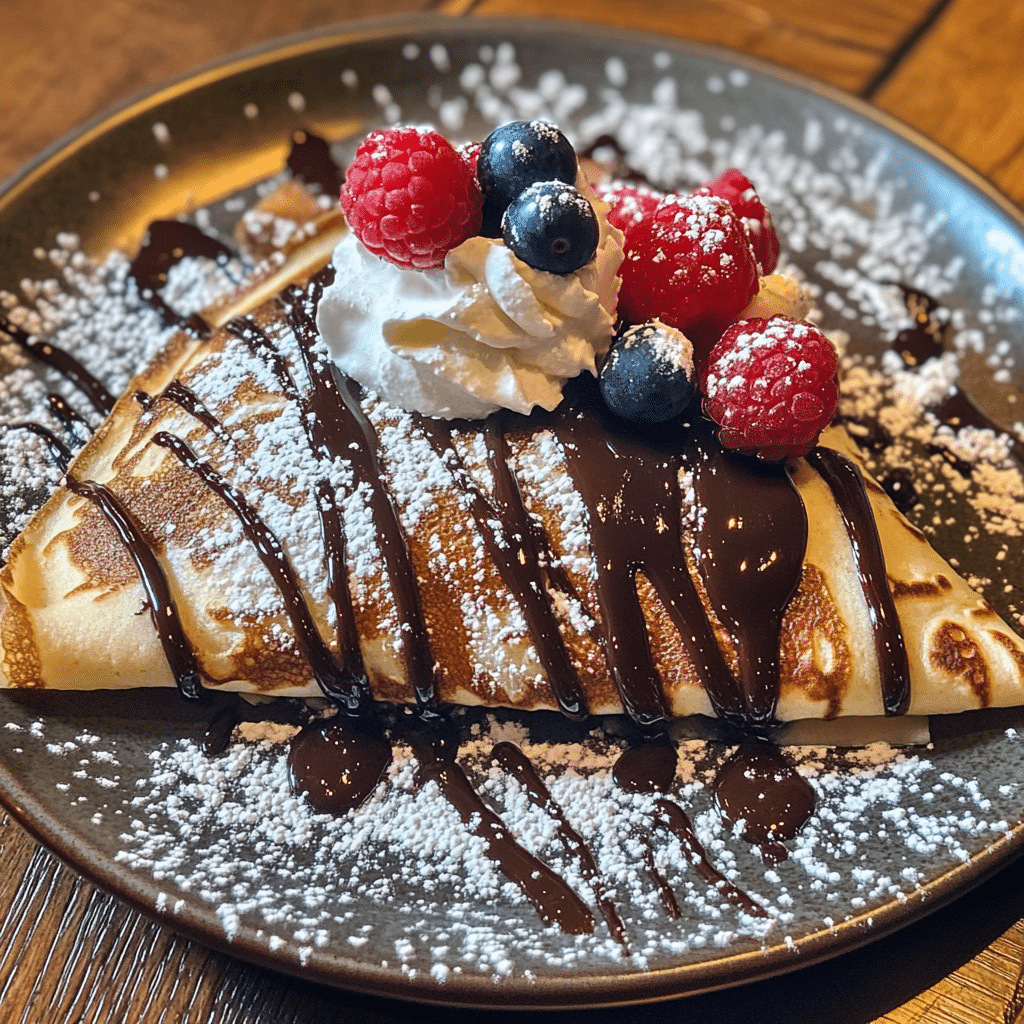 Easy Chocolate Crepes