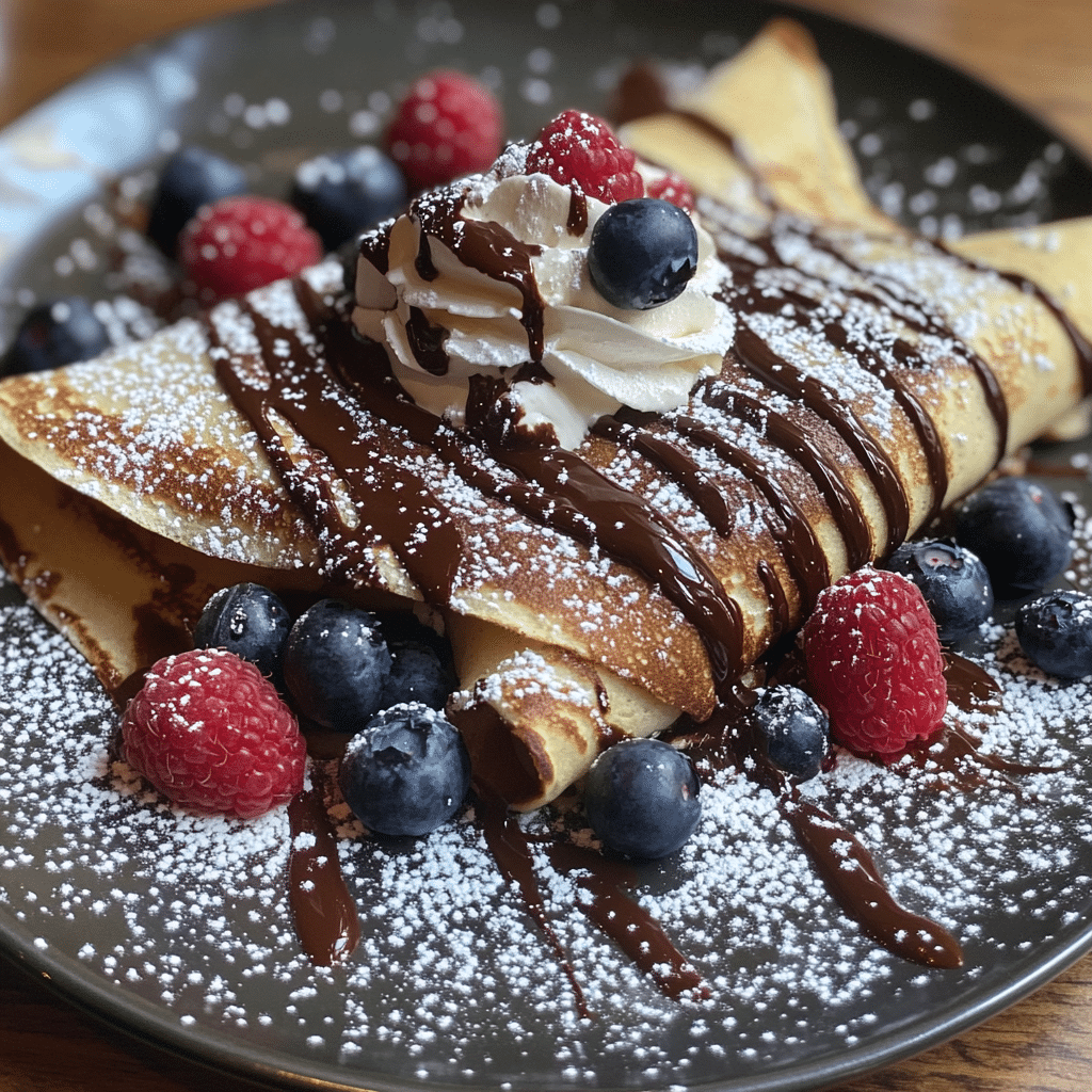 Easy Chocolate Crepes