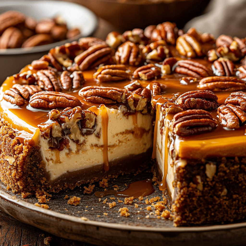 Butter Pecan Cheesecake