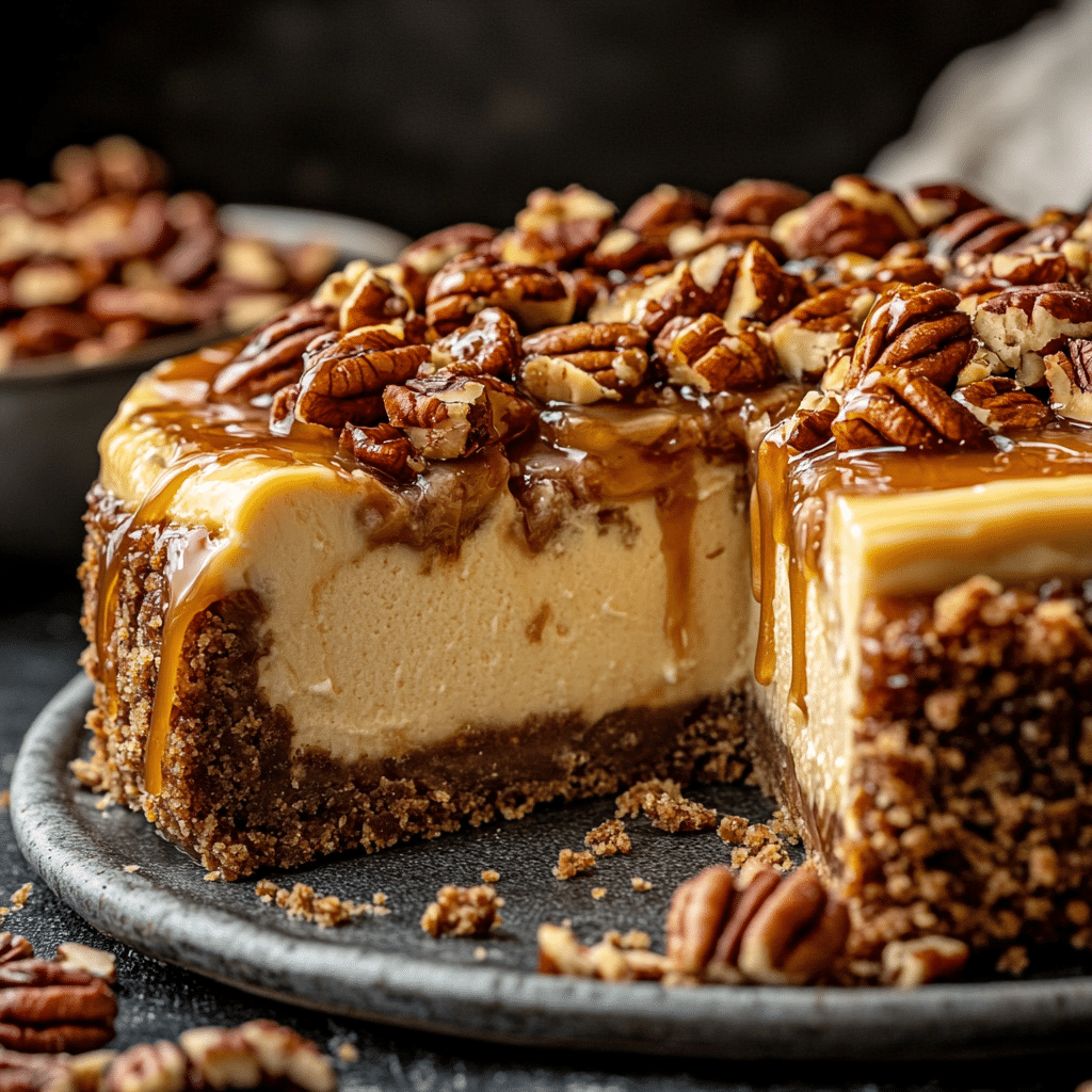 Butter Pecan Cheesecake