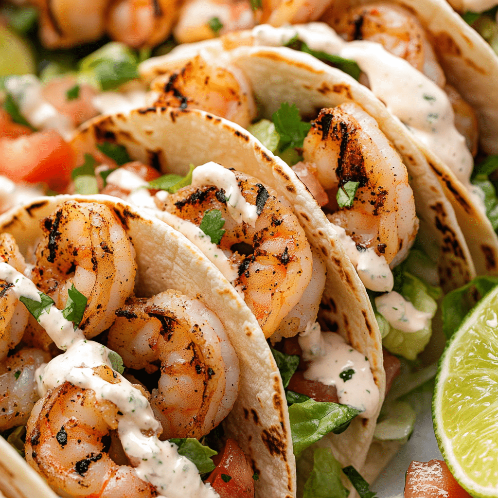 Grilled Shrimp Caesar Wraps