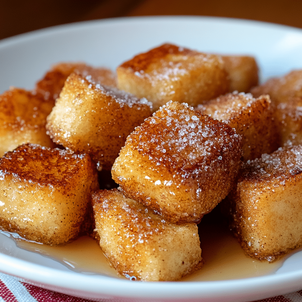 Angel Food Cake Churro Bites