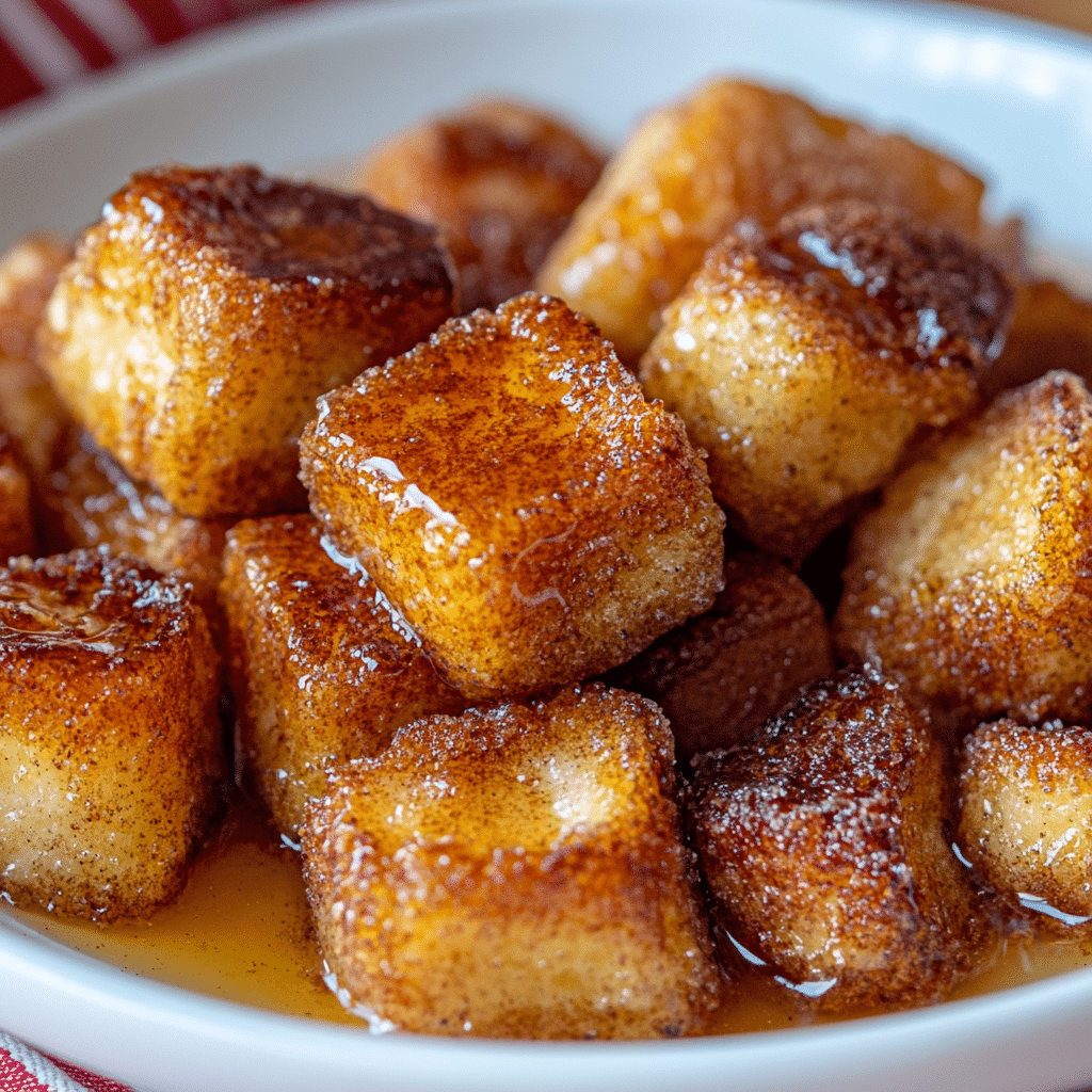 Angel Food Cake Churro Bites