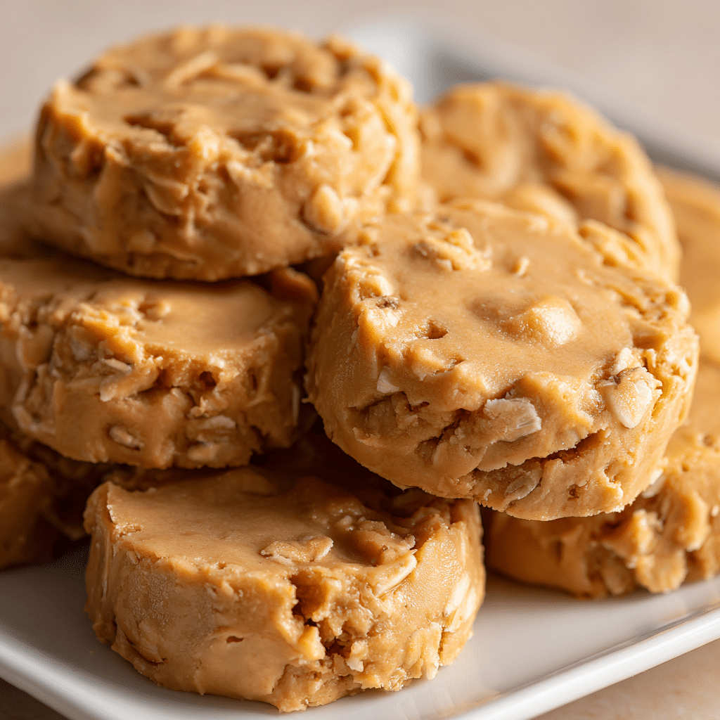 No-Bake Peanut Butter Cookies