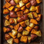Roasted Apple Cinnamon Sweet Potatoes