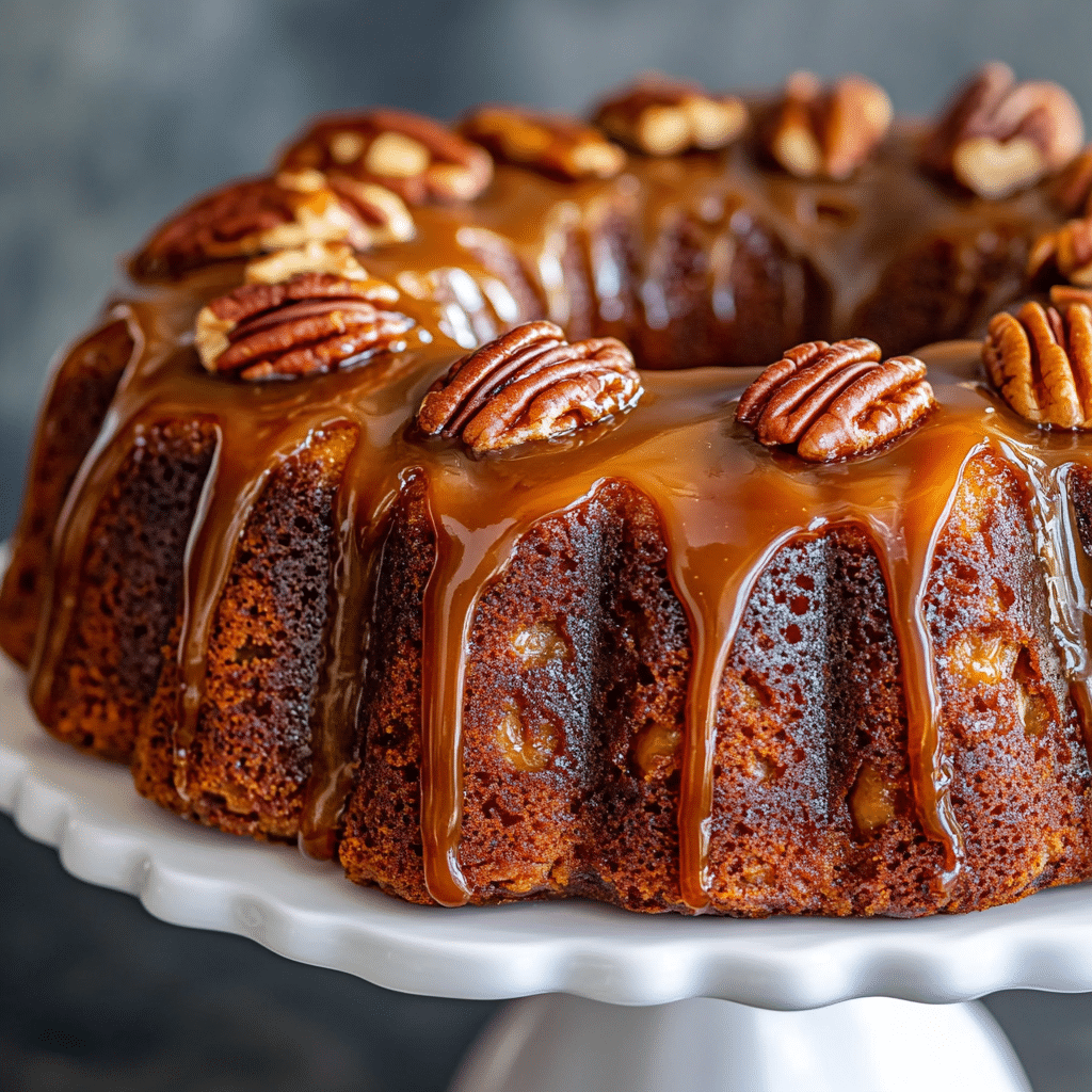 Pecan Upside Down Cake