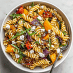 Roasted Veggie Pasta with Feta