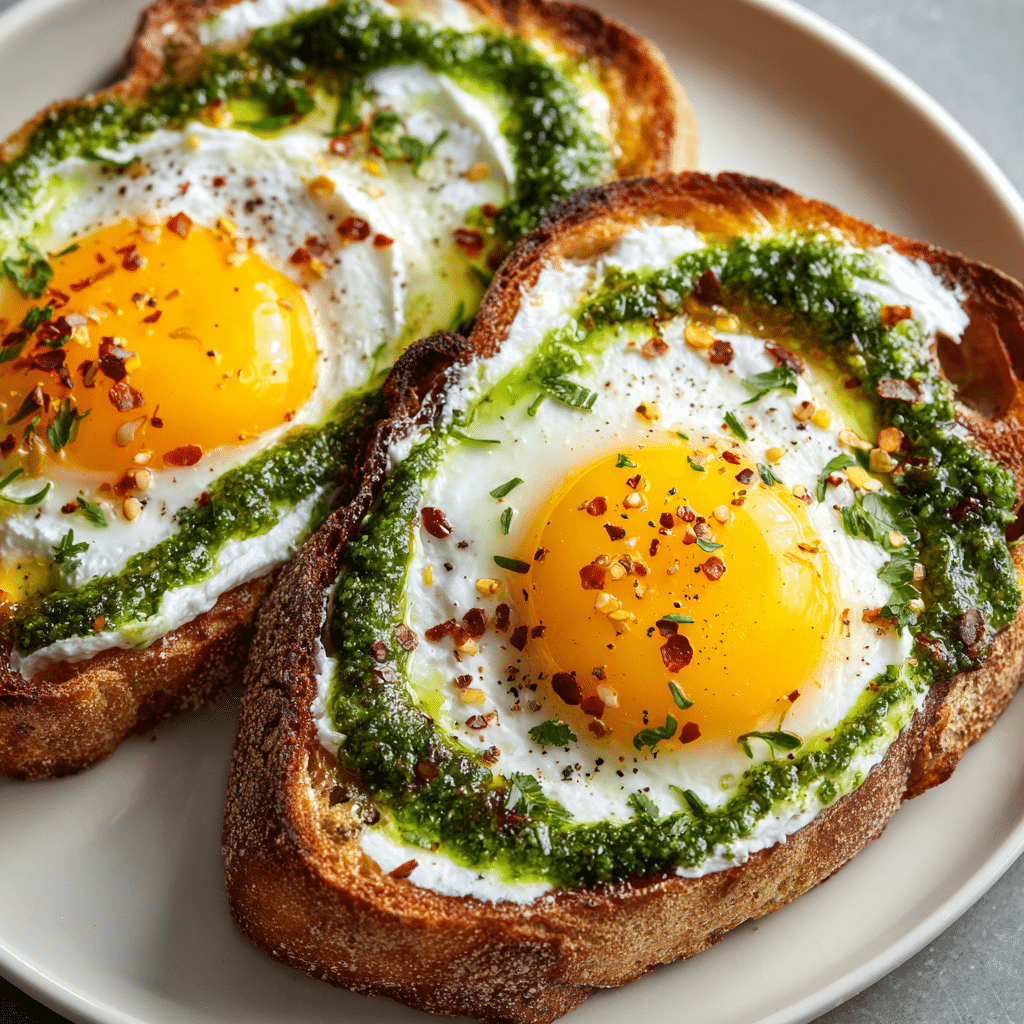 Pesto Eggs