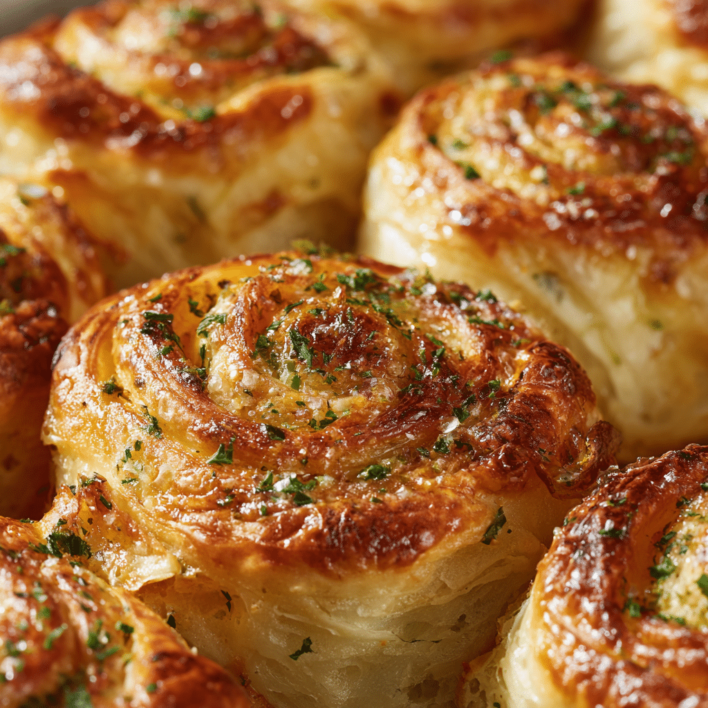 Cheesy Garlic Butter Roll-Ups