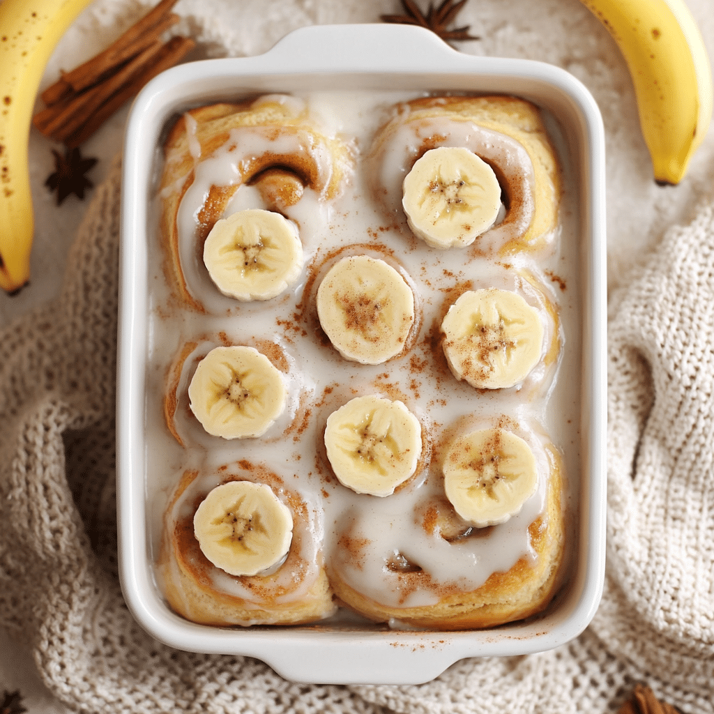 Banana Bread Cinnamon Rolls