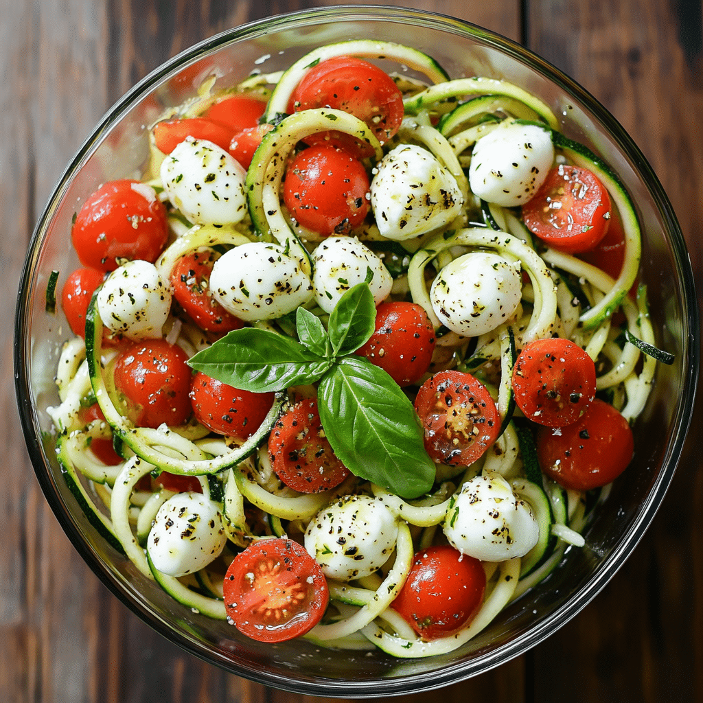 Caprese Zoodle Salad