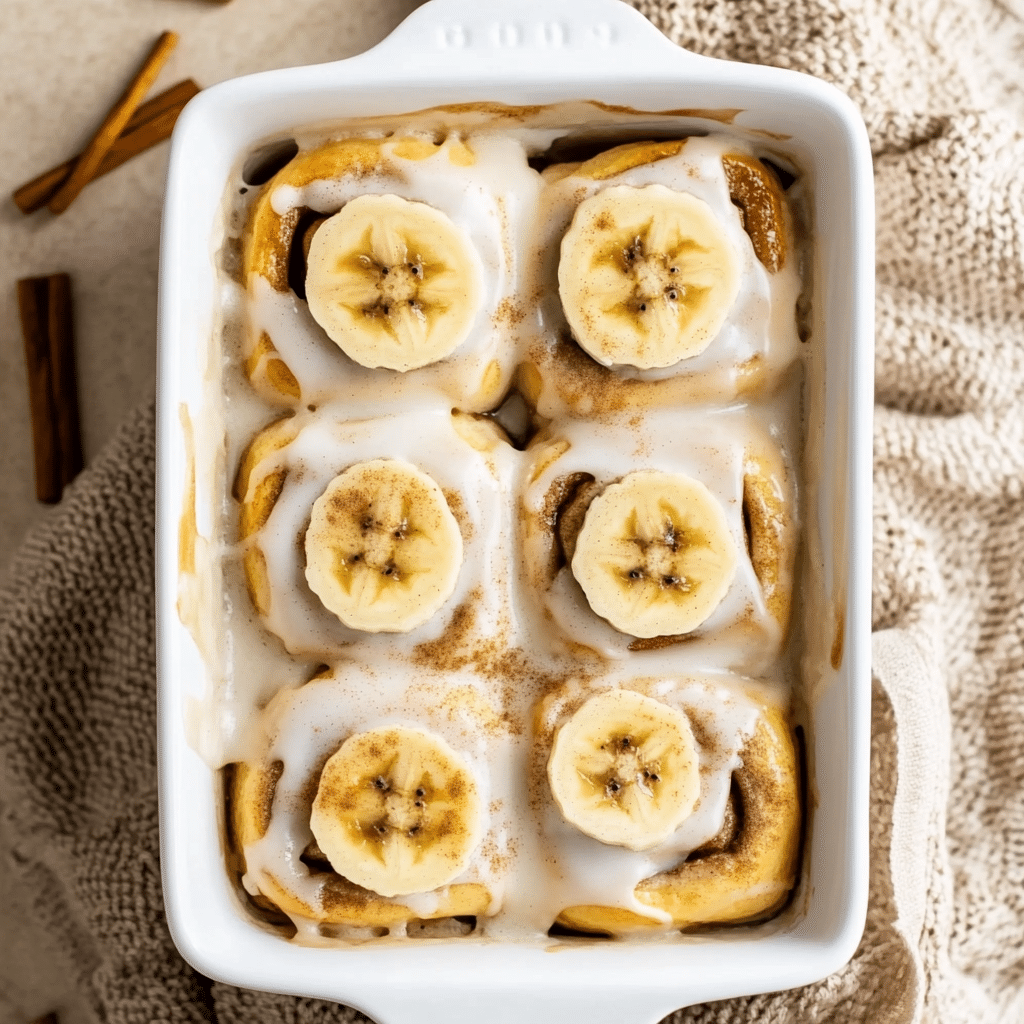 Banana Bread Cinnamon Rolls