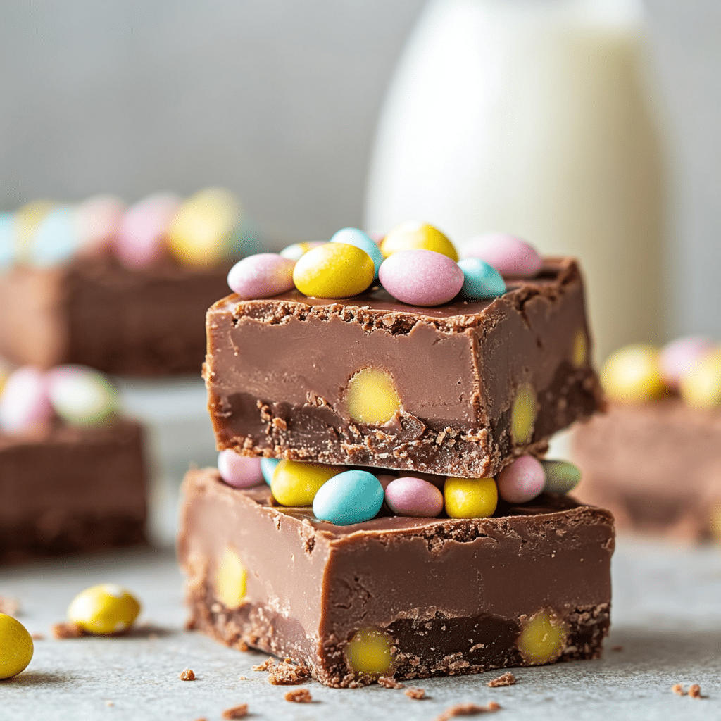 Cadbury Egg Fudge