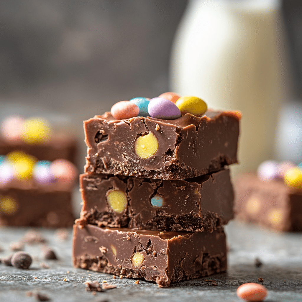 Cadbury Egg Fudge
