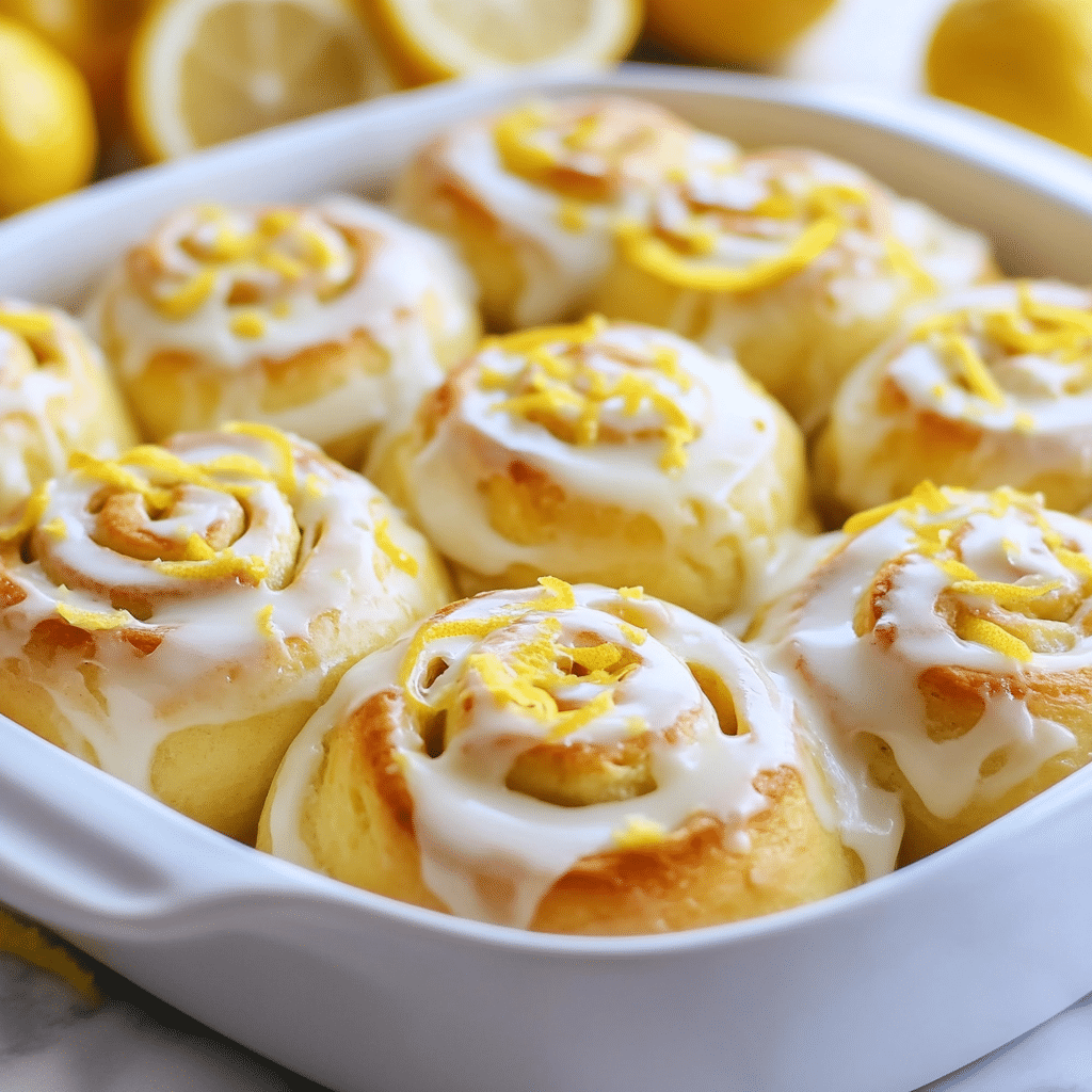 Lemon Sweet Rolls