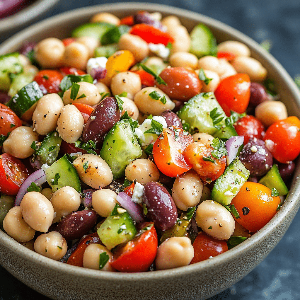 Mediterranean Bean Salad