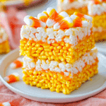 Candy Corn Rice Krispie Treats