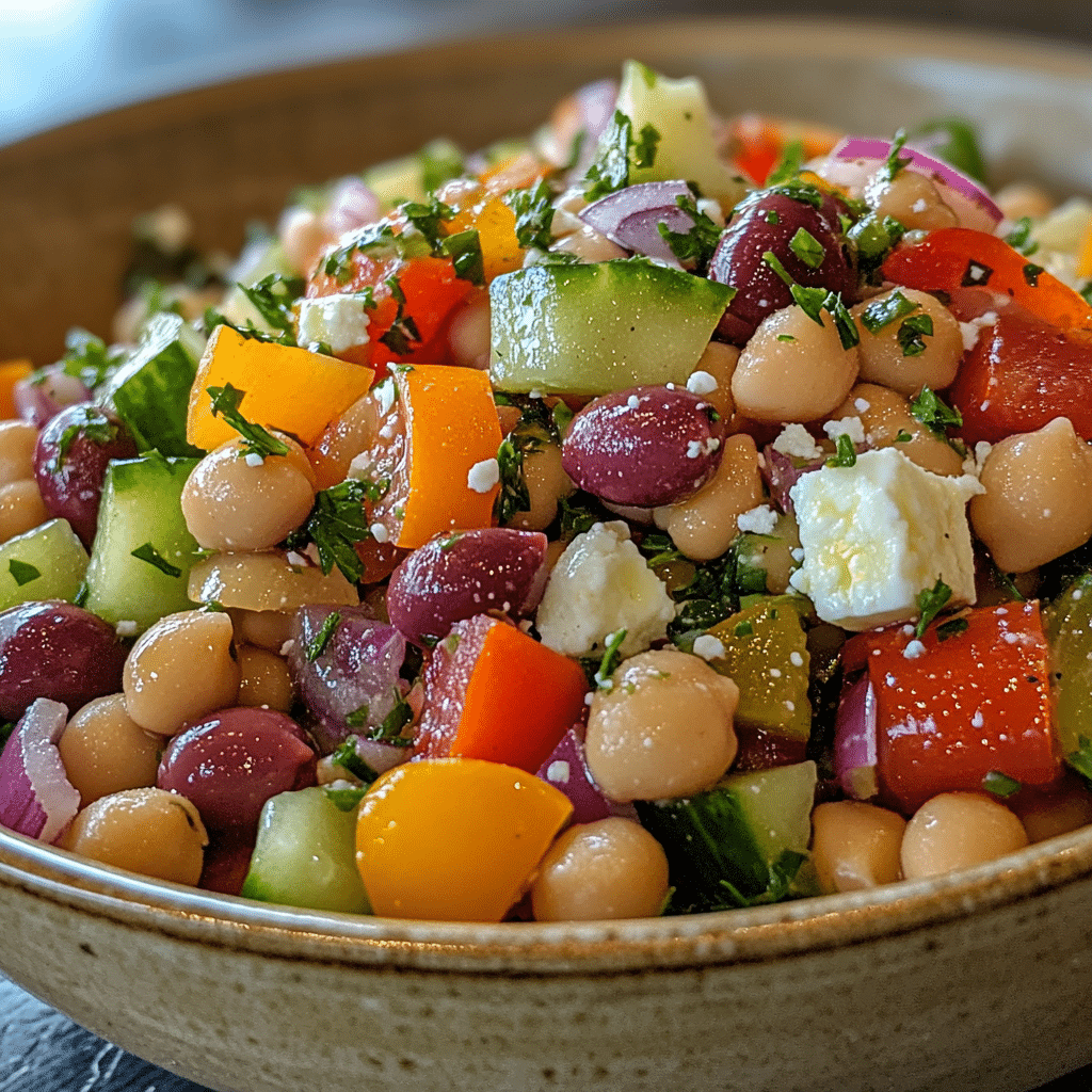 Mediterranean Bean Salad