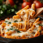 Chicken Parmesan Pasta Skillet