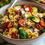 Healthy Tuscan Pasta Salad