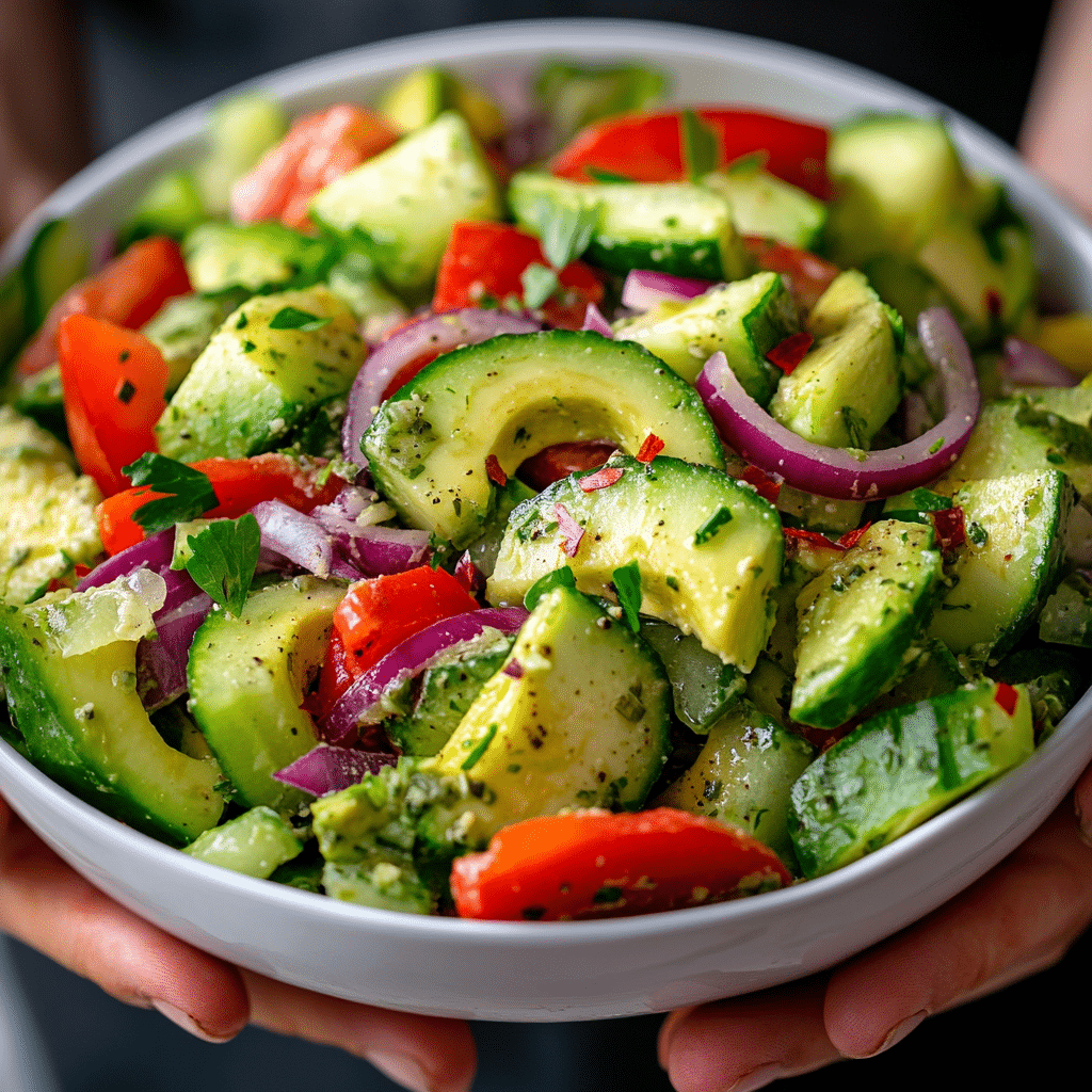 Easy Messy Avocado Summer Salad