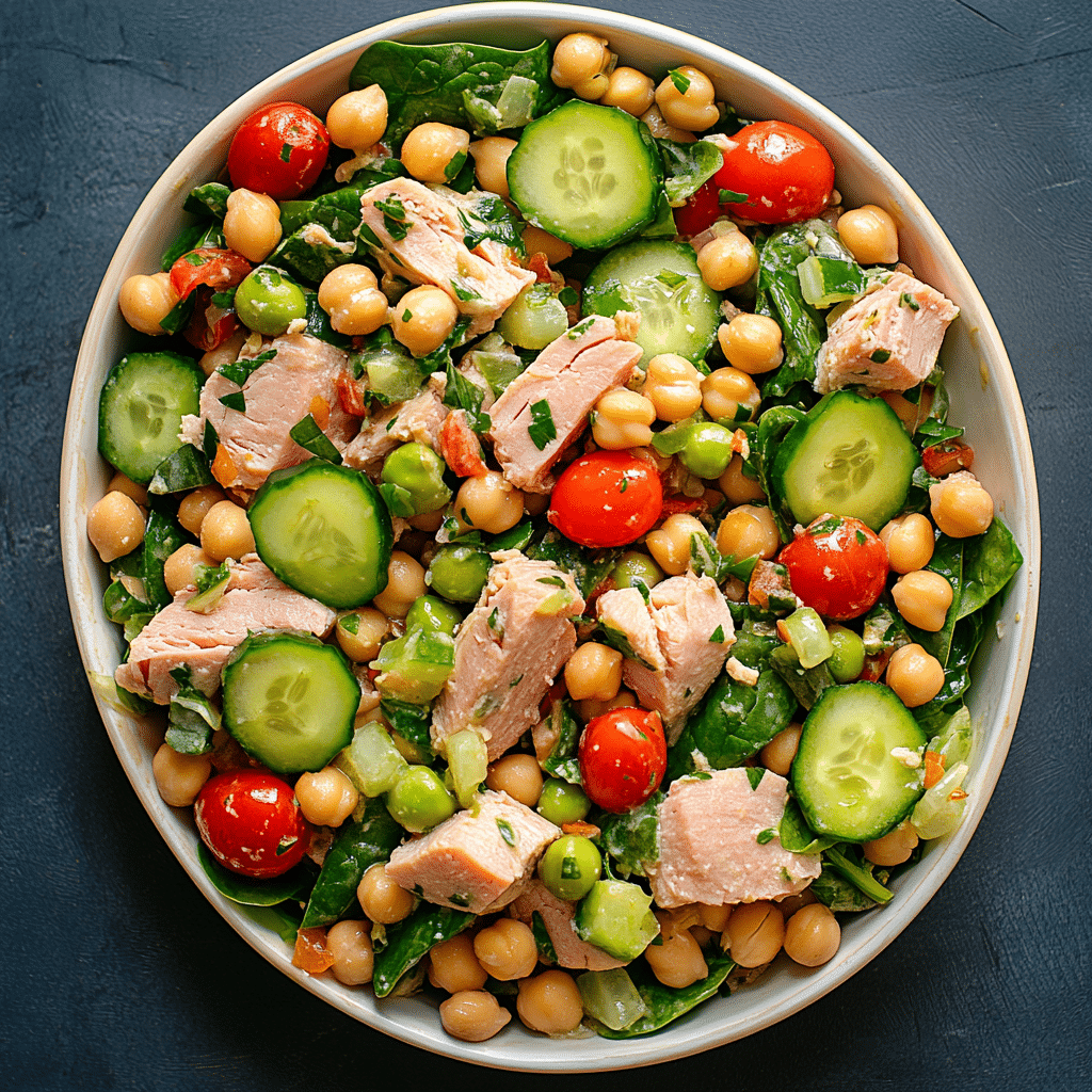 Chickpea Tuna Salad
