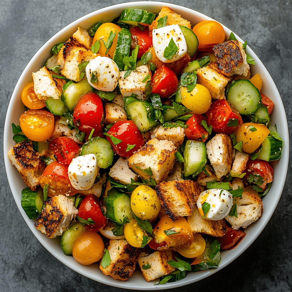 Panzanella Toscana with Grilled Chicken