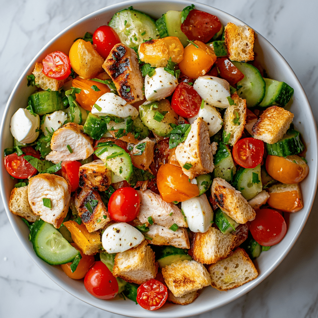 Panzanella Toscana with Grilled Chicken